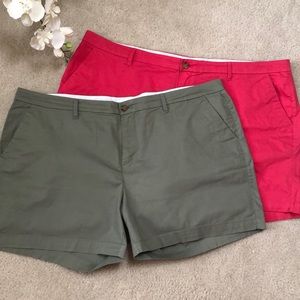 2 for $12 Old Navy Shorts Pink/Green